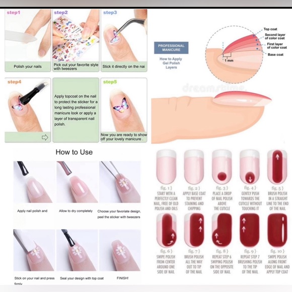 $1 CHRISTMAS NAIL STICKER SHEET. NEW. $1 WITH ANY $10 ORDER OR MORE - Picture 13 of 14